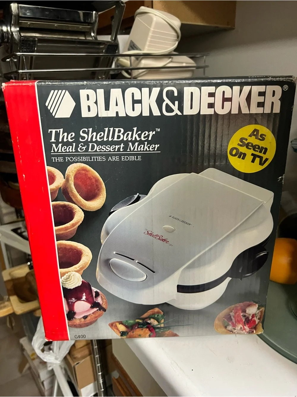 BLACK & DECKER The ShellBaker Meal & Dessert Maker - White